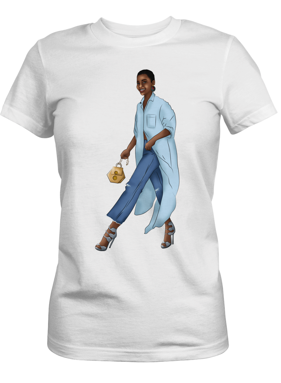 Shirt For Black Girl Shirt For Black Women Keepin It Moving Modern Style Shirt For African American Girl