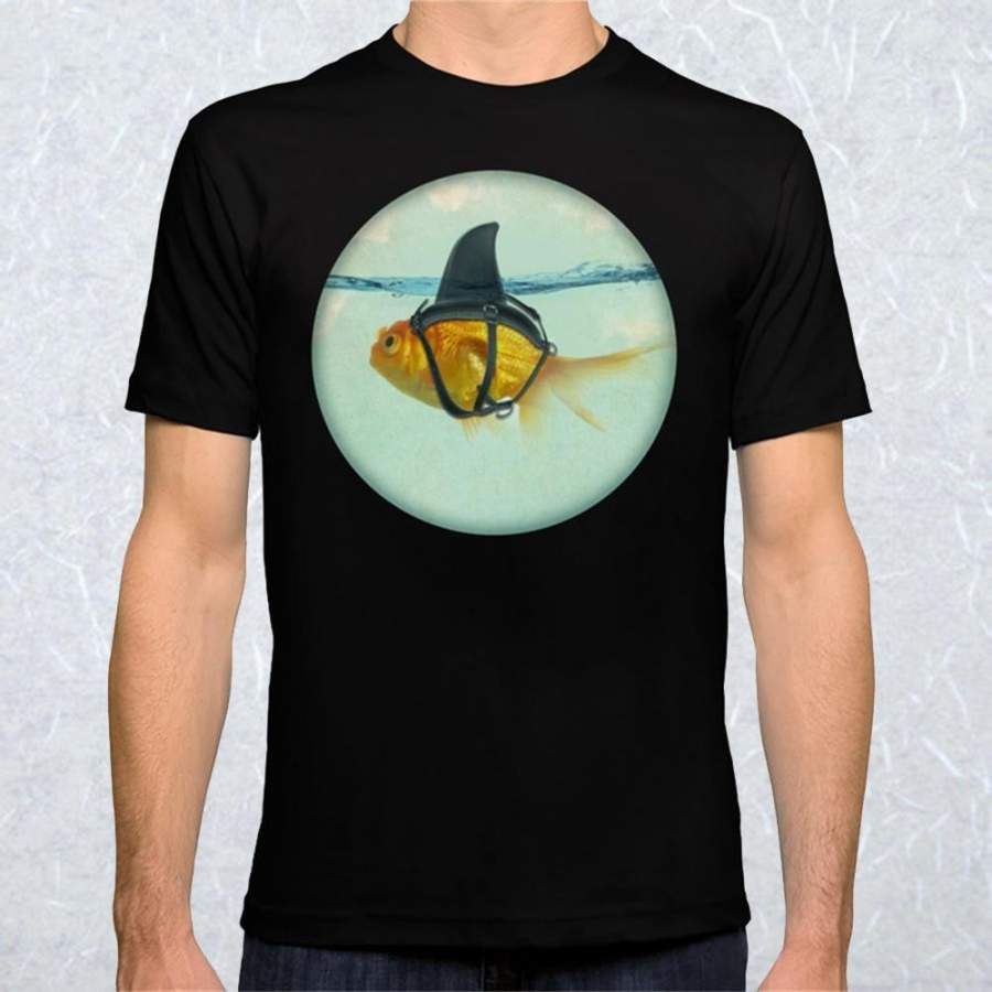 Brilliant Disguise – Goldfish With A Shark Fin T-Shirt Street T-Shirts