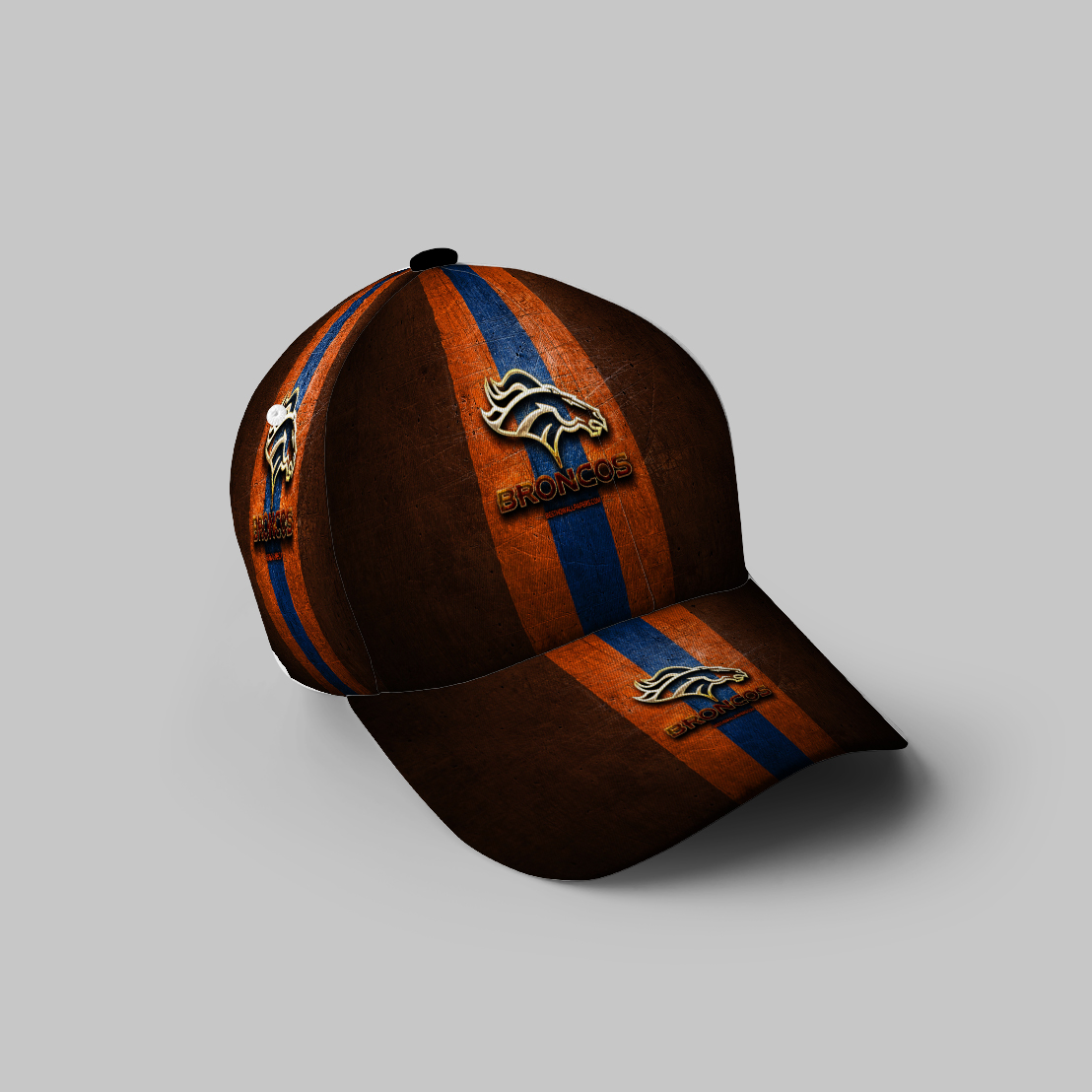 Denver Broncos Emblem V29 3D Printing Baseball Cap Classic Hat