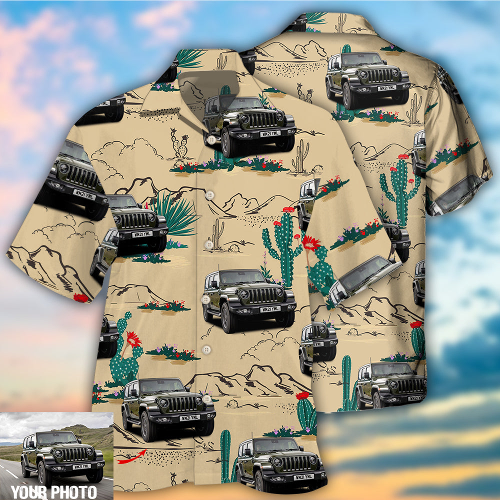 Jeep Desert Custom Photo Hawaii Shirt Ha10242