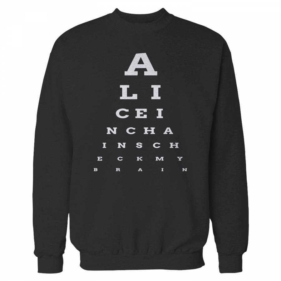 Alice In Chains Eye Chart Sweatshirt