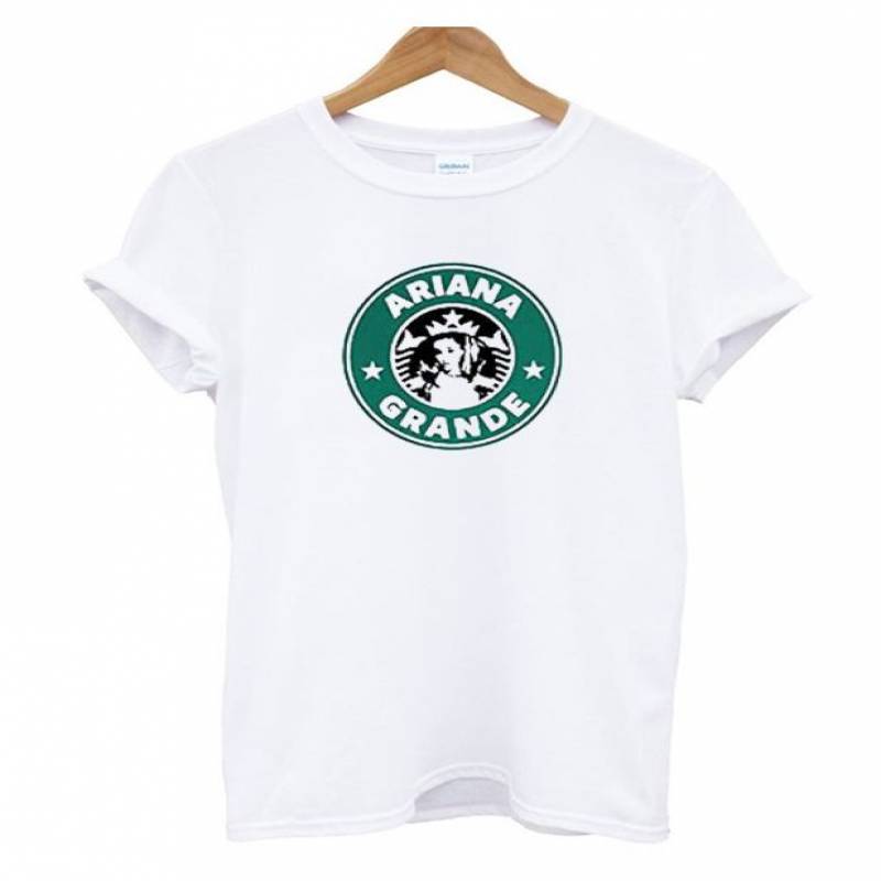 Ariana Grande Starbucks Logo DH T-shirt