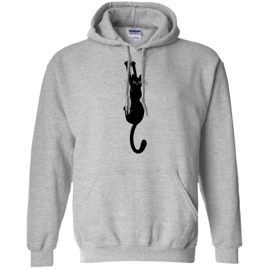 AGR Black Cat Holding OnBlack Cat Holding On Gildan Pullover Hoodie