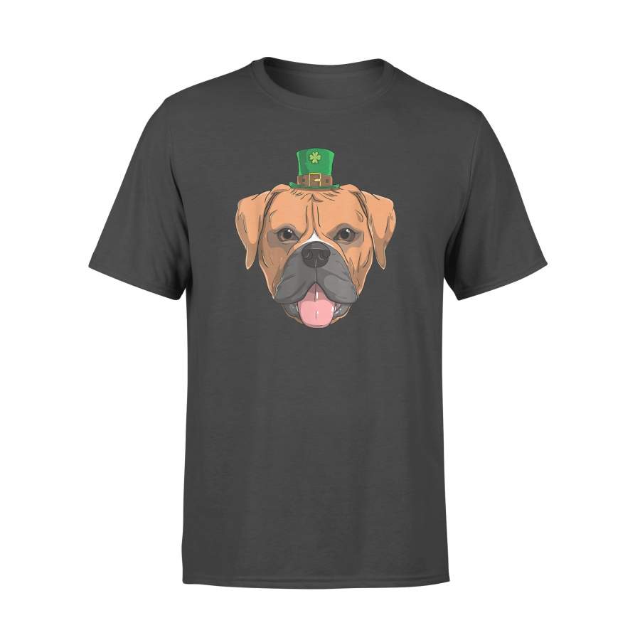 Boxer Dog St Patricks Day Cute Leprechaun Puppy T-Shirt