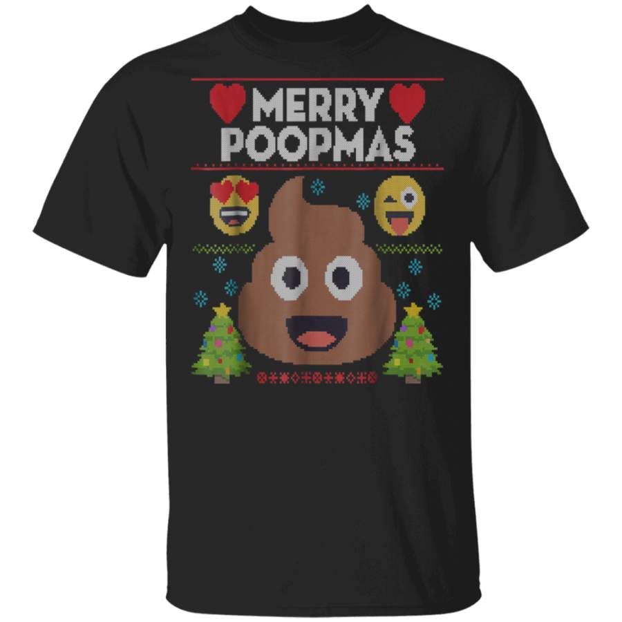 Emoji Merry Poopmas T-Shirt