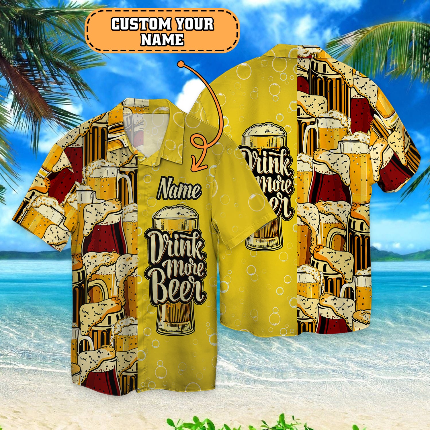 Beer – Custom Hawaiian Shirt – Dp98 – Dp349