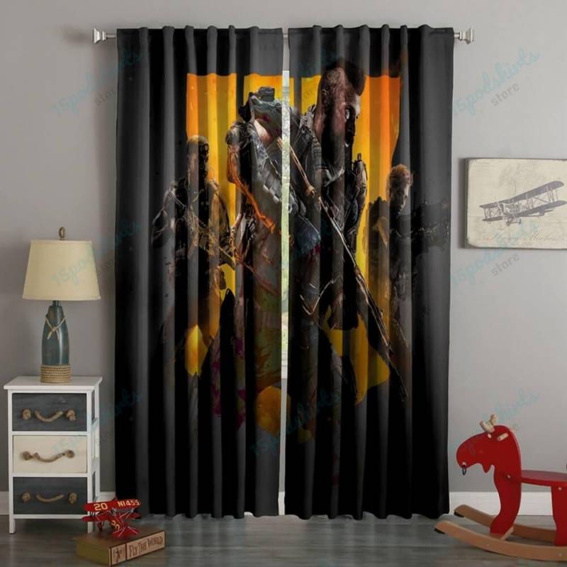 3D Printed Call of Duty Style Custom Living Room Curtains