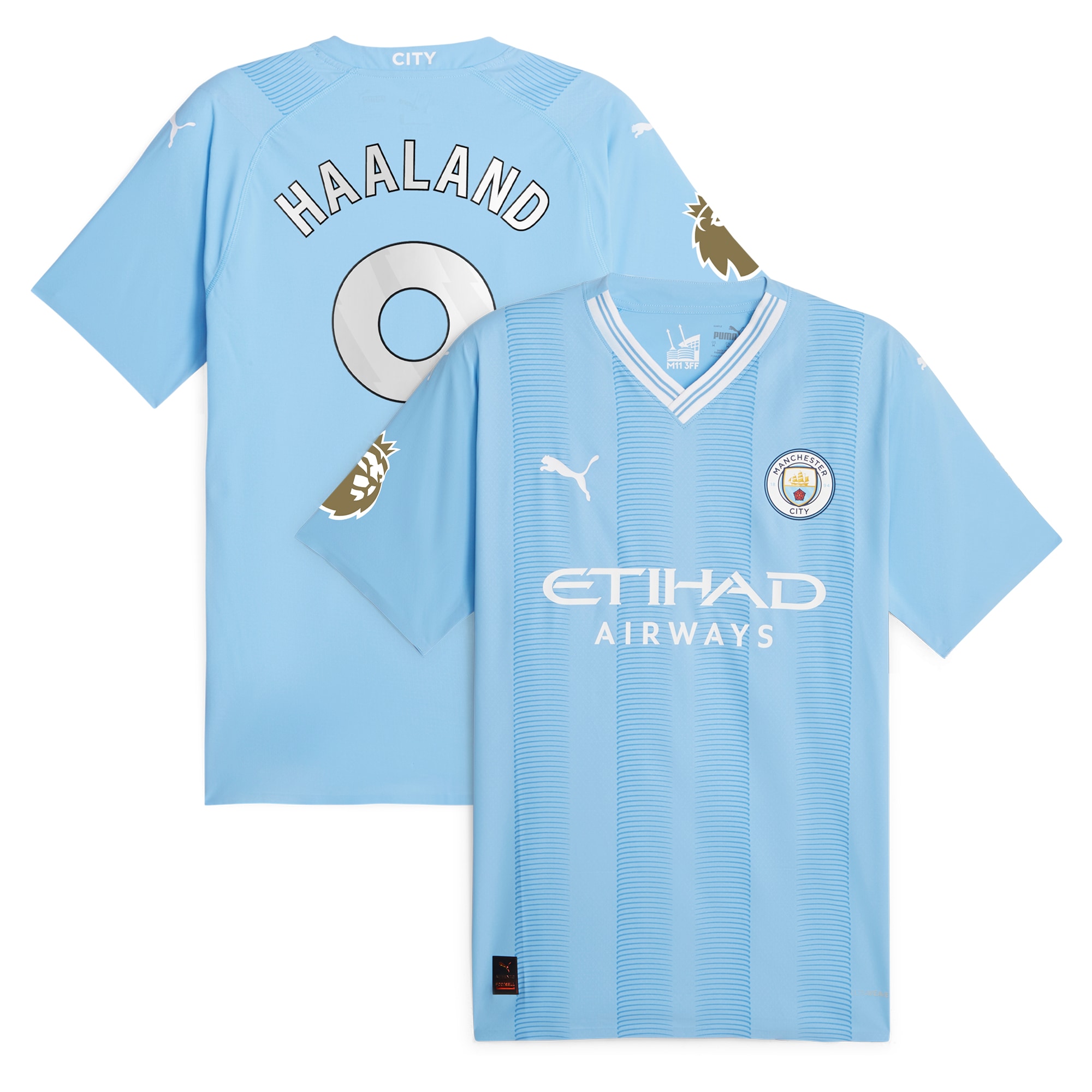 Erling Haaland Manchester City 2023/24 Authentic Player Jersey – Sky Blue