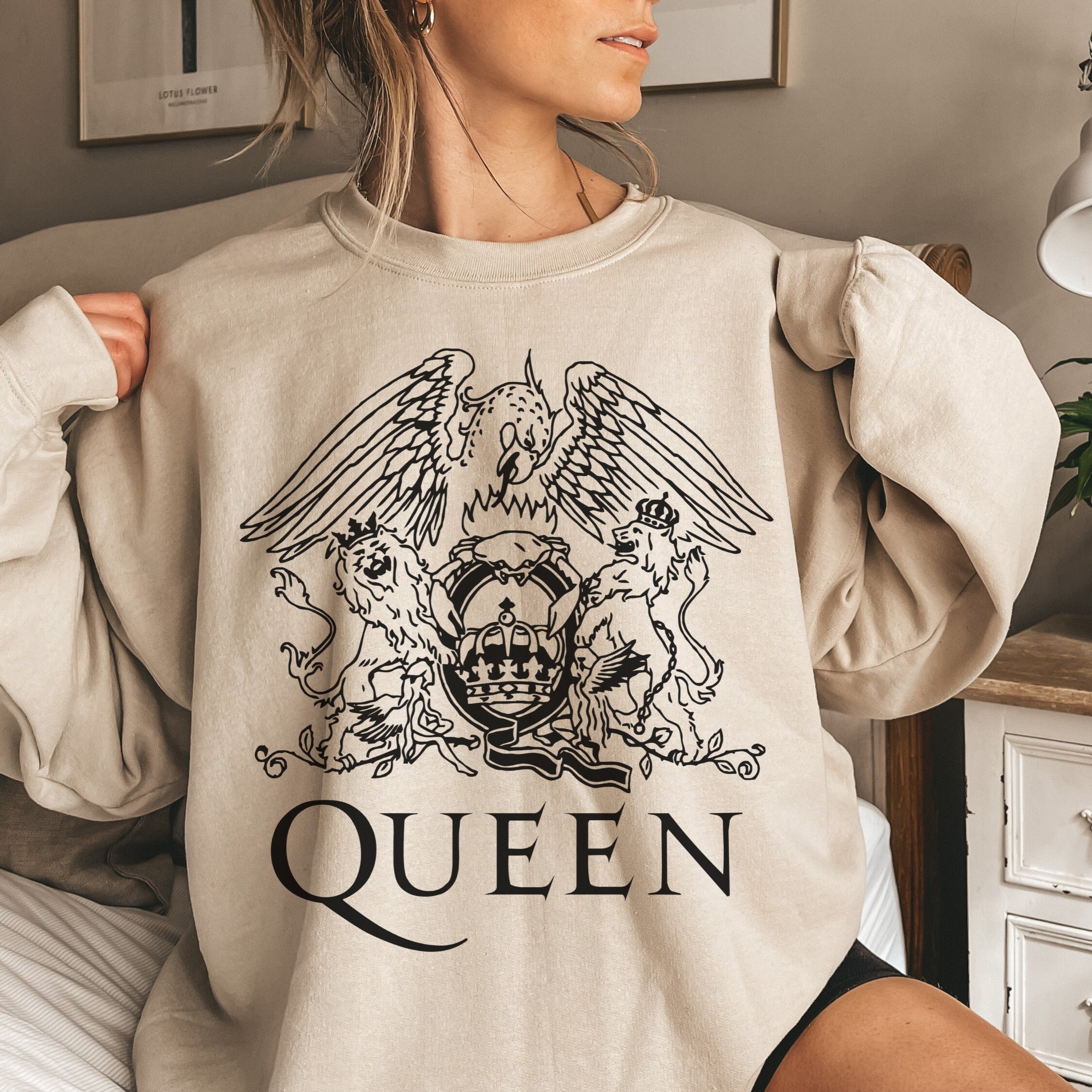 Queen Sweatshirt, Queen Band Shirt, Freddie Mercury, Queen, Bohemian Rhapsody, Queen Band, Vintage Band Shirt, Queen Band Sweatshirt