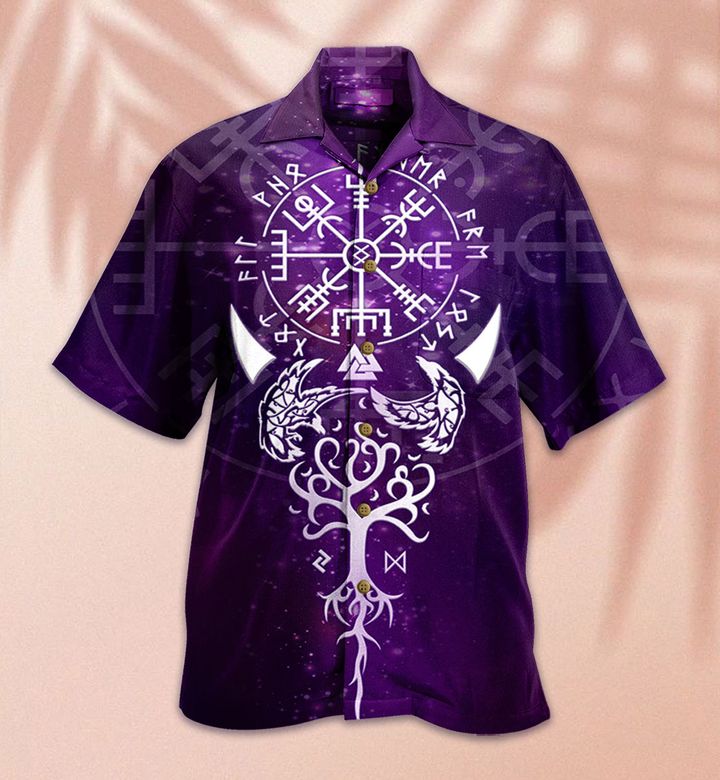 Viking Violet Hawaii Shirt Ha65804