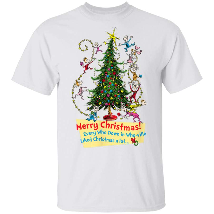 Dr Seuss Who Tree Tshirt