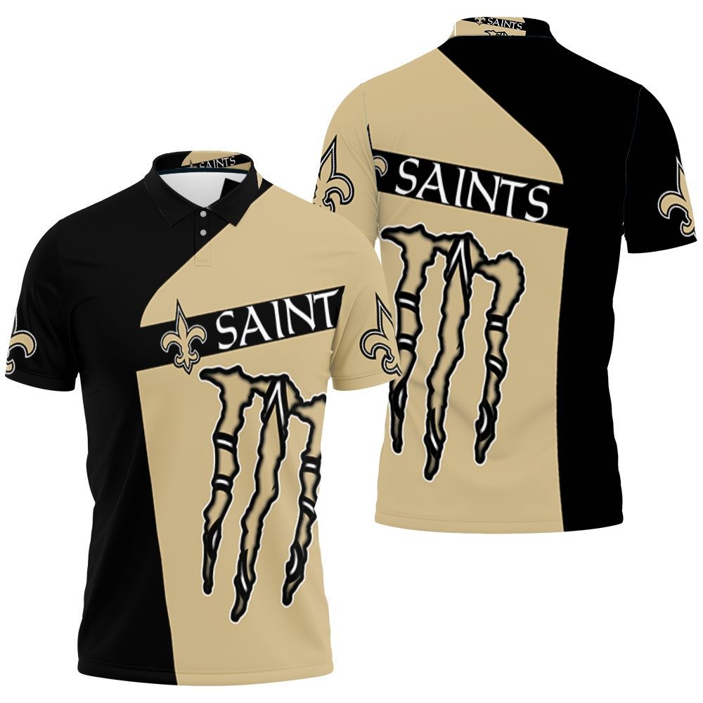 Monster Energy New Orleans Saints Polo Shirt