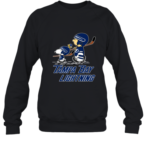 Let’S Play Tampa Bay Lightning Ice Hockey Snoopy 2D Sweatshirt