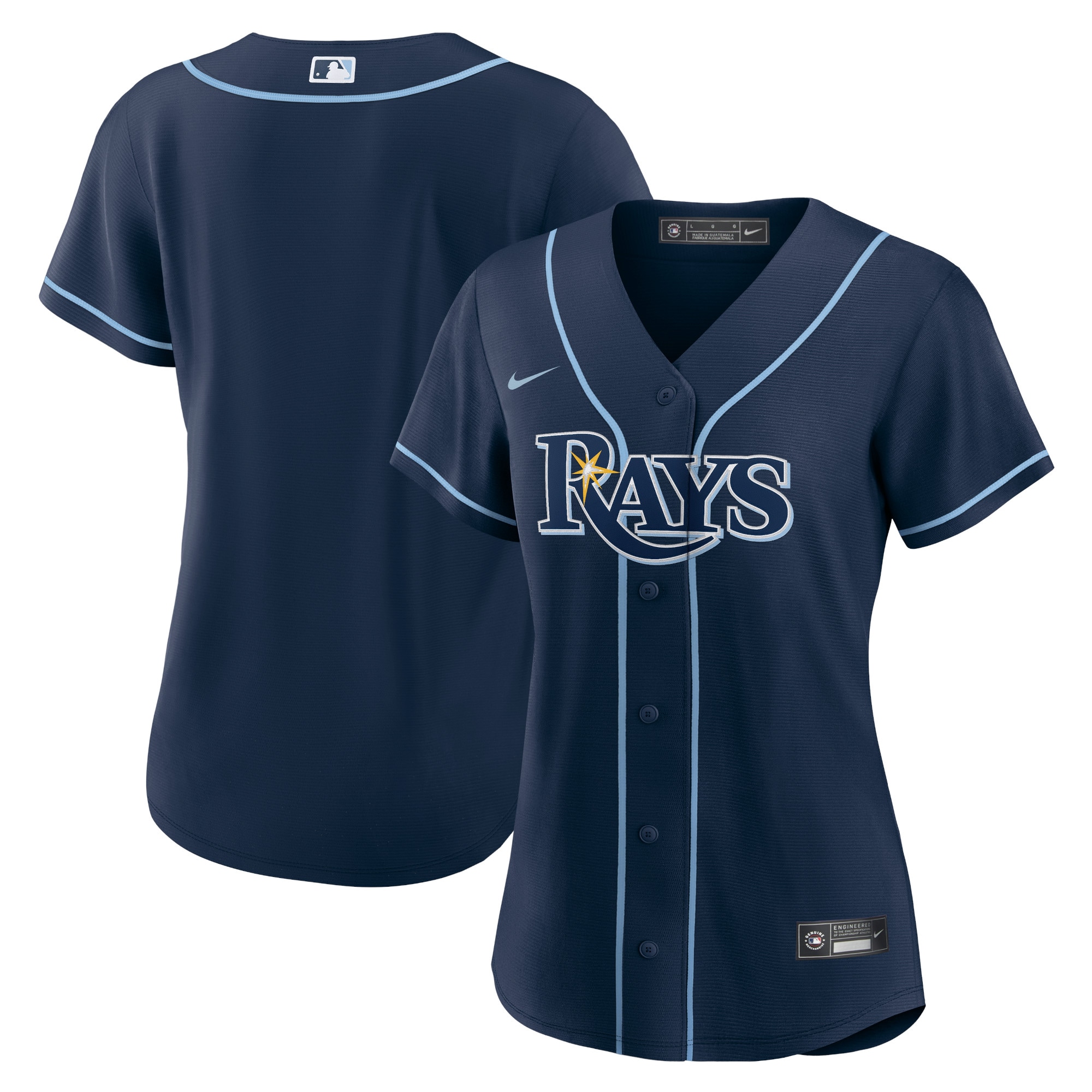 Tampa Bay Rays Women's Alternate Replica Team Jersey – Navy