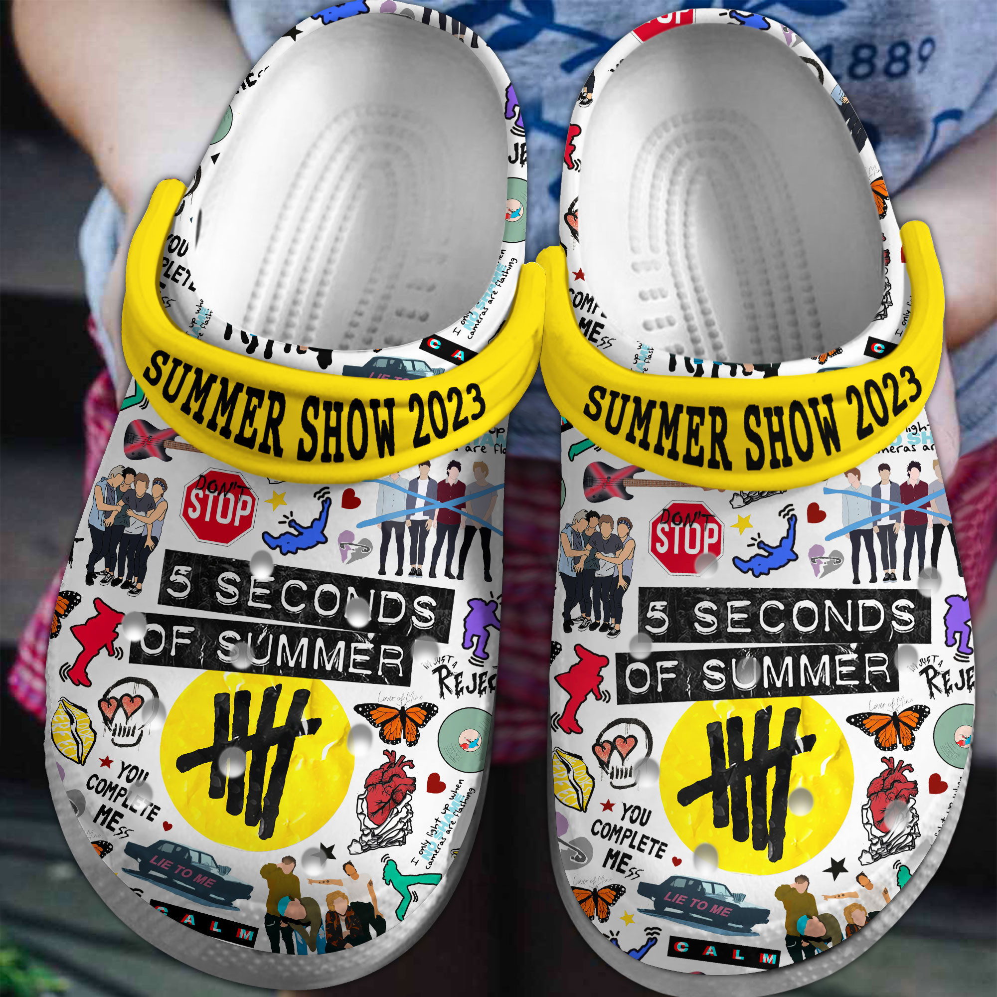 5 Seconds Of Summer Crocss Clogs For Men Women And Kid Tektvlb3