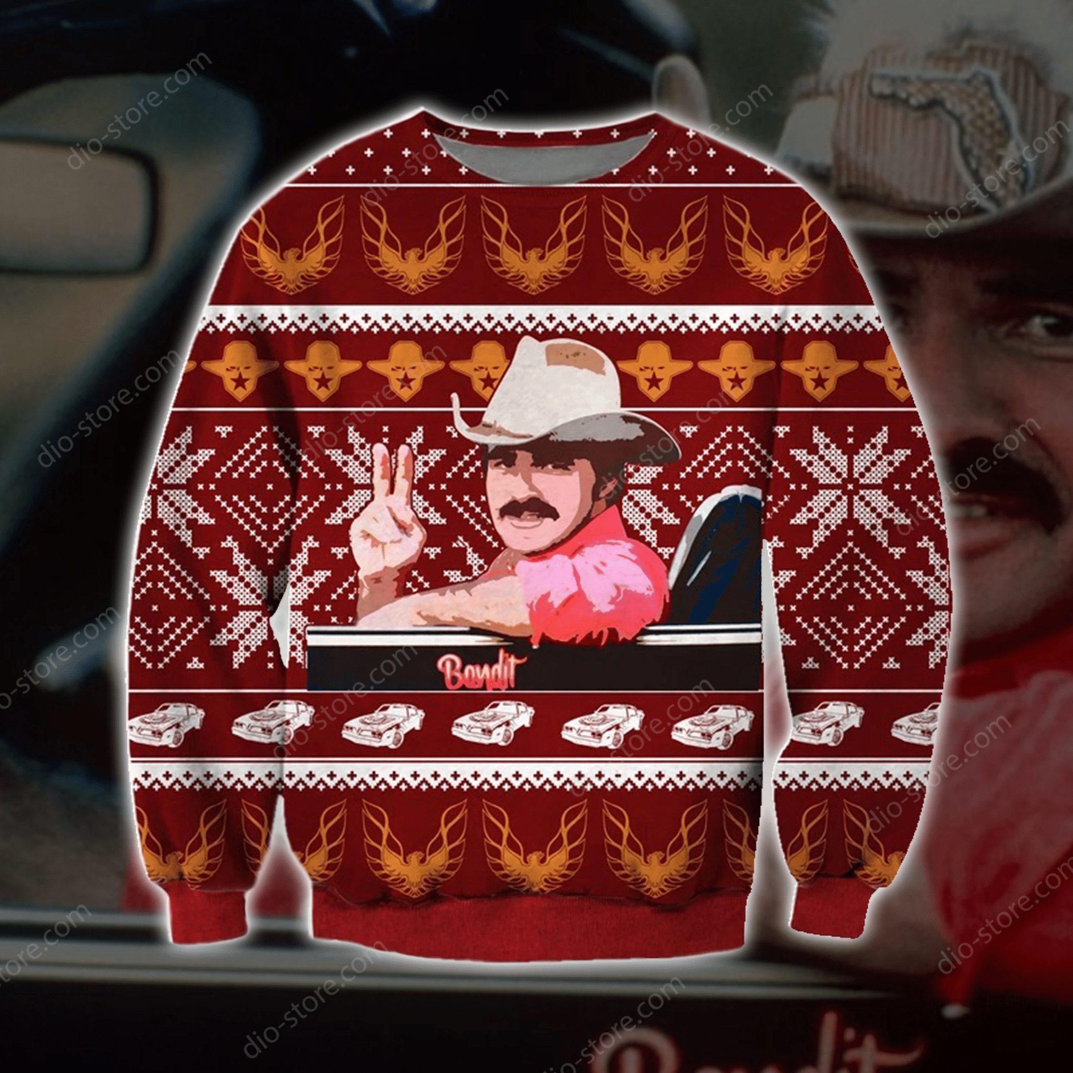 Bandit Knitting Pattern 3D Print Ugly Sweater