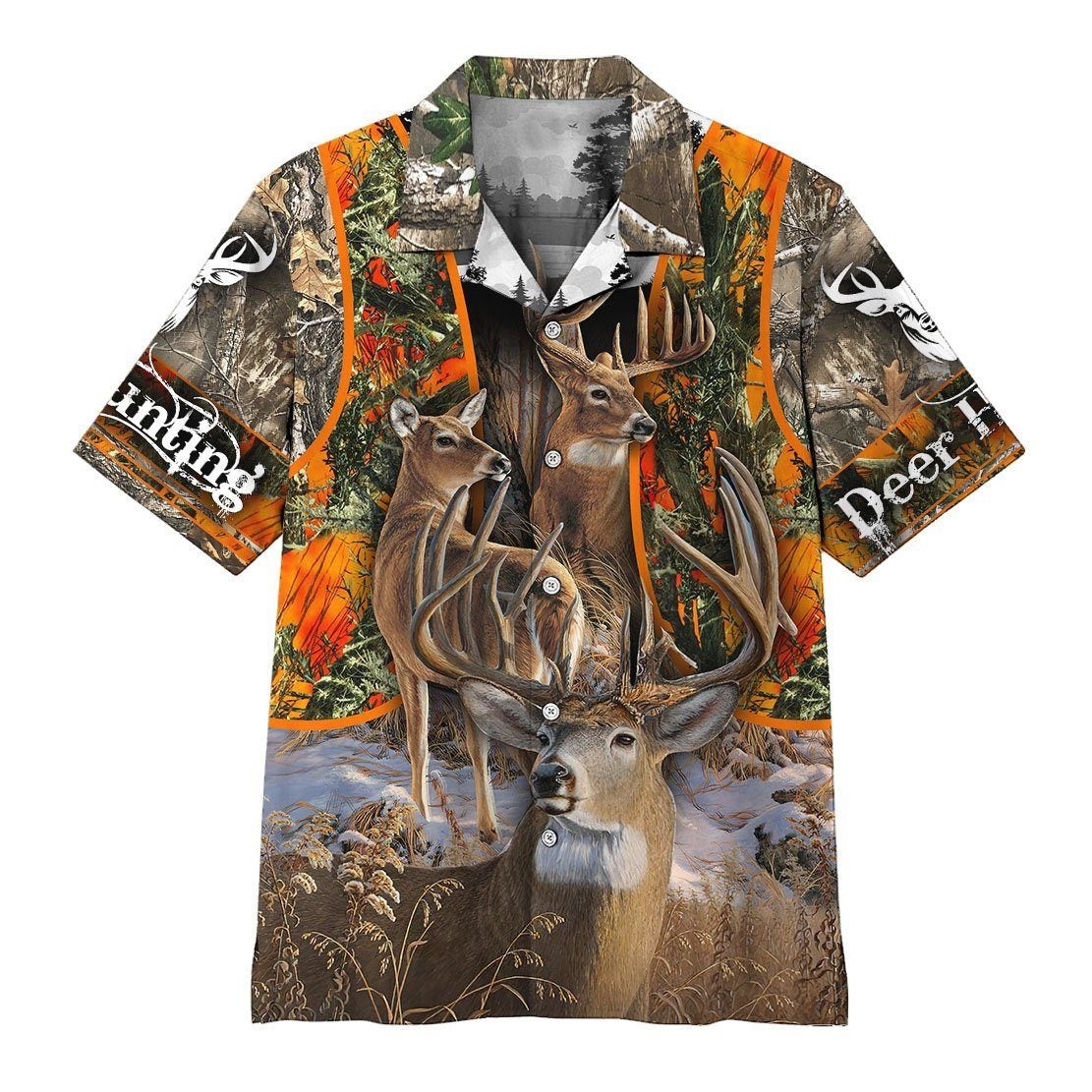 Deer Hunting Aloha Hawaii Shirts For Men Women Ha74494