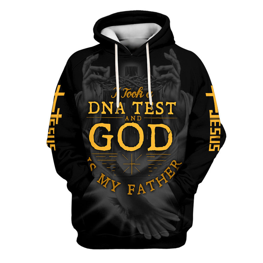 I Took A Dna Test And God Is My Father Hoodies Men & Women Christian Hoodie 3D Printed Hoodie