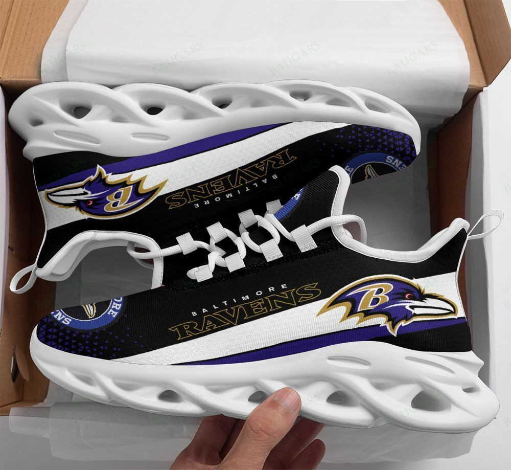 Baltimore Ravens Yezy Running Sneakers Art 800