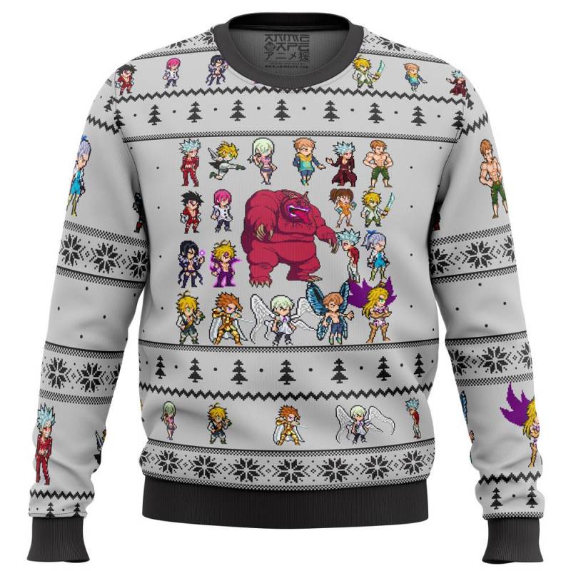 Seven Deadly Sins Sprites Premium Ugly Christmas Sweater