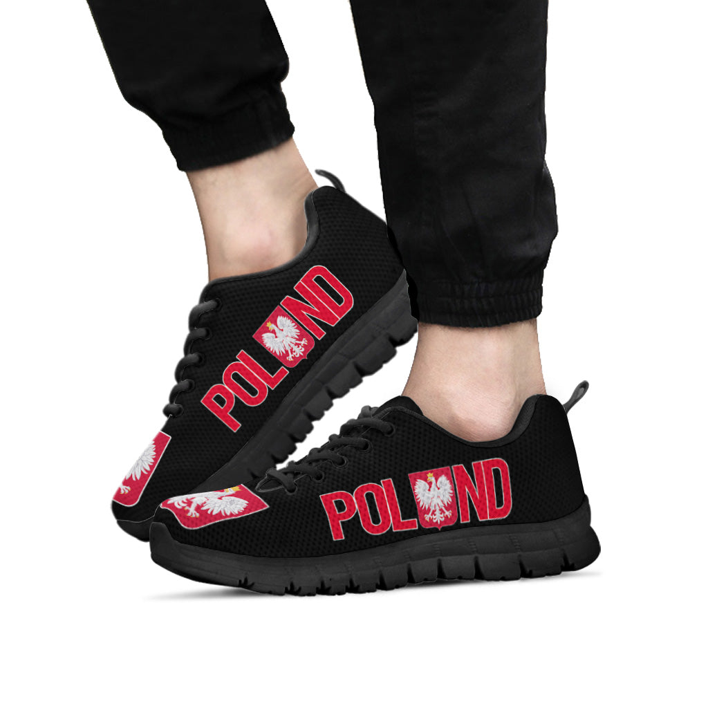 (Custom Text) 1sttheworld Poland Sneakers – (Polska) Proud to be Polish – BN21