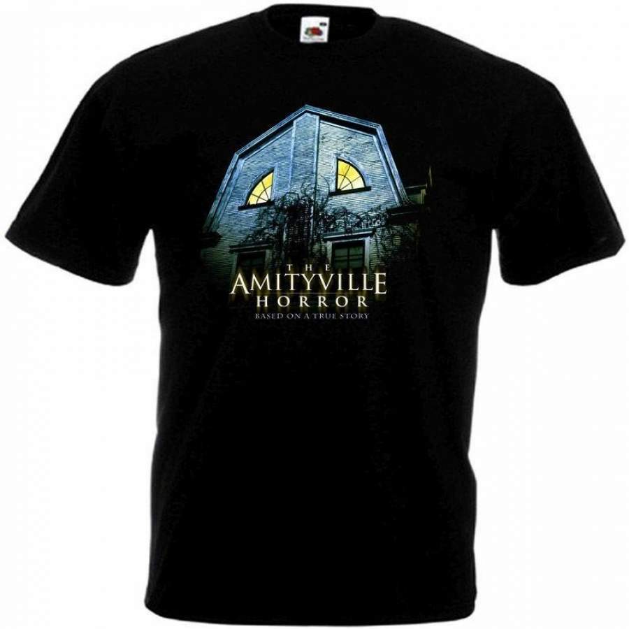 The Amityville Horror V4 T Shirt Black Movie Poster All Sizes S-5Xl