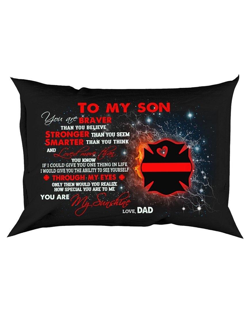 Braver Than You Believe Firefighter – Gift For Home Decor – Pillow Cover