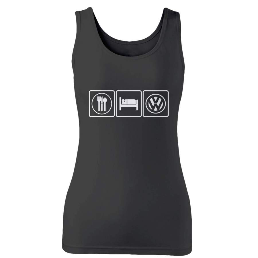 Eat Sleep Vw Volkswagen Woman’s Tank Top