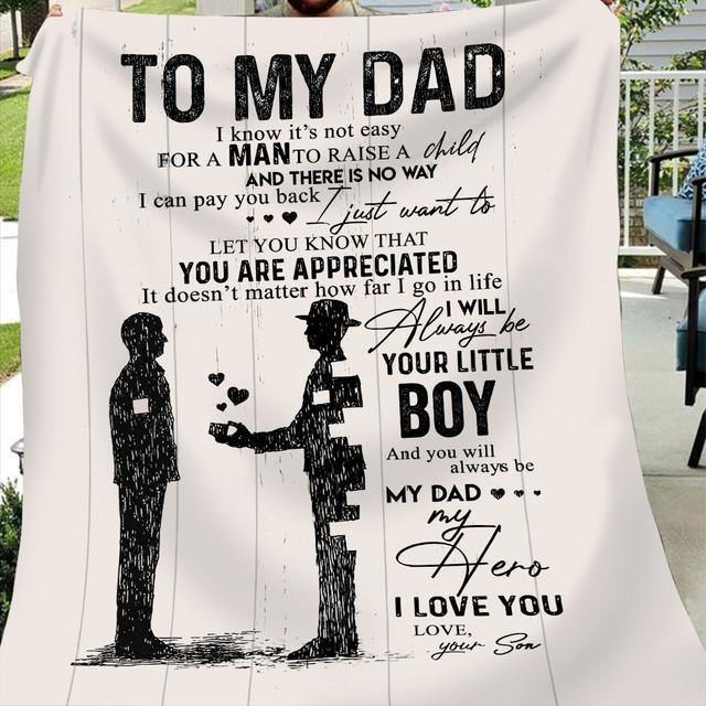 You Will Always Be My Loving Father – Gift For Daughter From Mom Home Decor Gift For Family – Sherpa Blanket Fleece Blanket