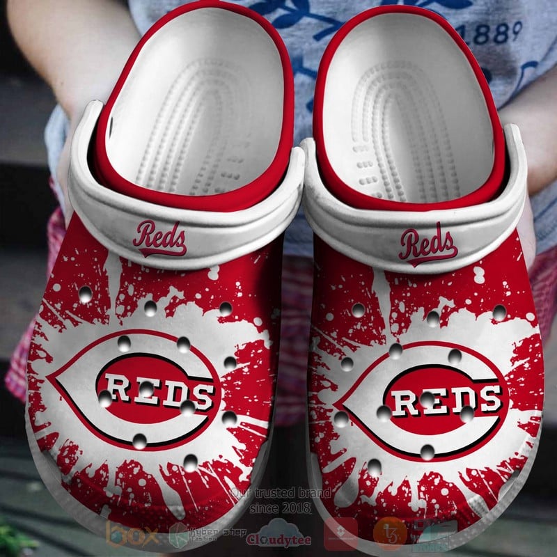 Cincinnati Reds Crocs Crocband Shoes