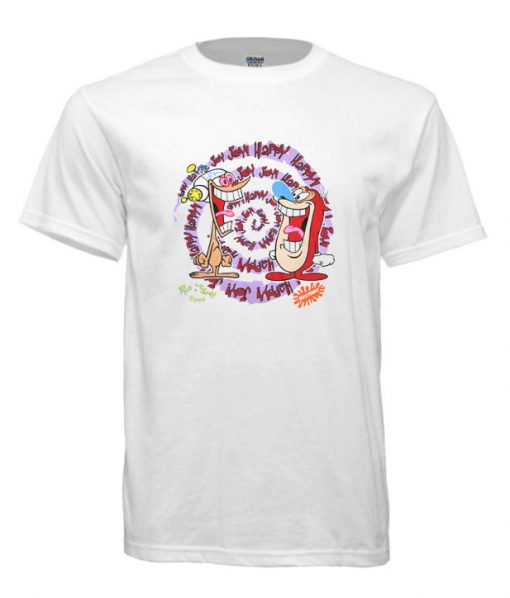 Ren And Stimpy Happy Joy cool T Shirt