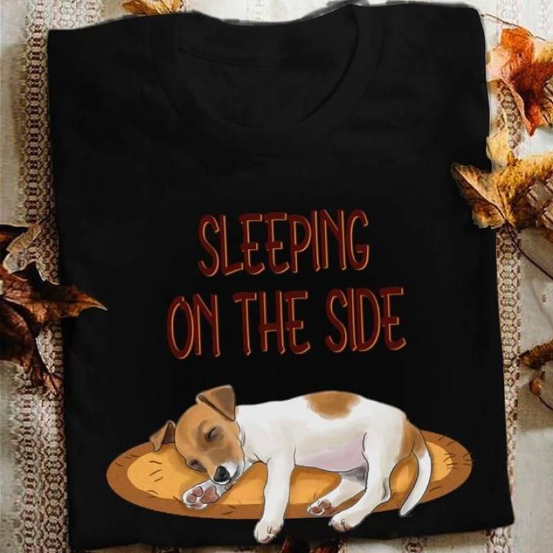 Sleeping On The Side Sleeping Beagle Lovely English Beagle Cute Sleeping Puppy Huge Love For Beagle Adorable Gift For Beagle Dog Lovers Black Men And Women T Shirt S-5Xl