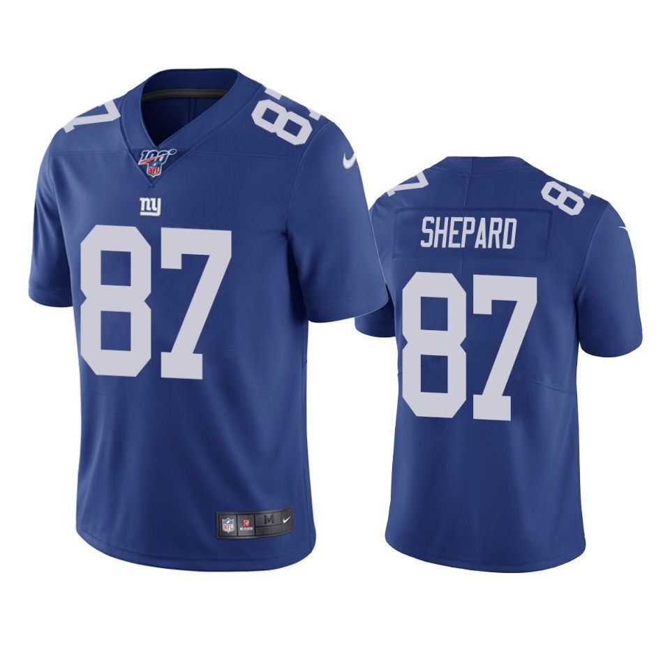 New York Giants Sterling Shepard Limited Jersey Royal 100Th Season