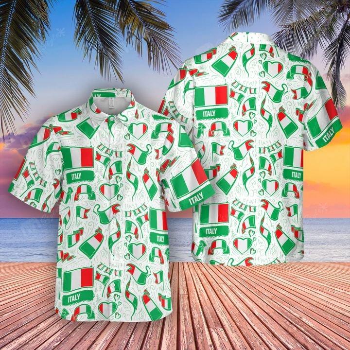 Italy Flag Hawaii Shirt For Men Women Adult Ha29270