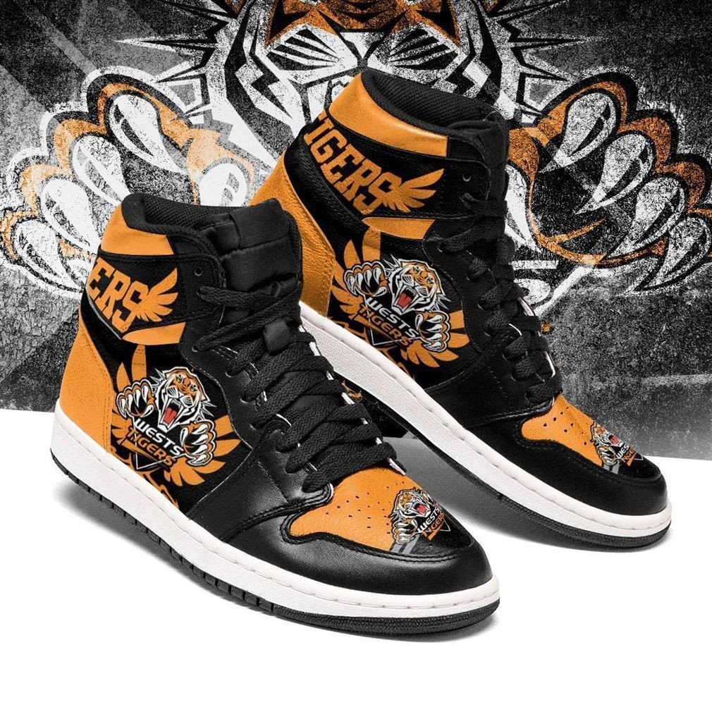 Wests Tigers Nrl Air Jordan Shoes Sport V4 Sneaker Boots Shoes