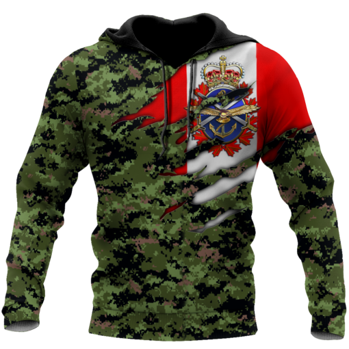 Canadian Veteran 3D All Over Print Shirts For Men & Women, Happy Veteran Memorial 3D Shirts, Veteran Day