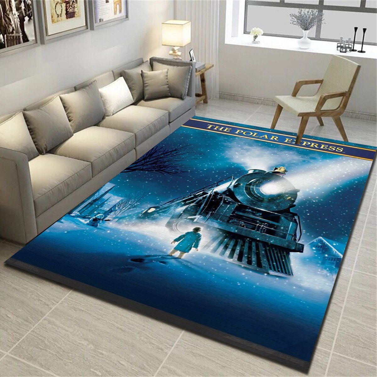 The Polar Express One Sheet Area Rugs, Living Room Carpet