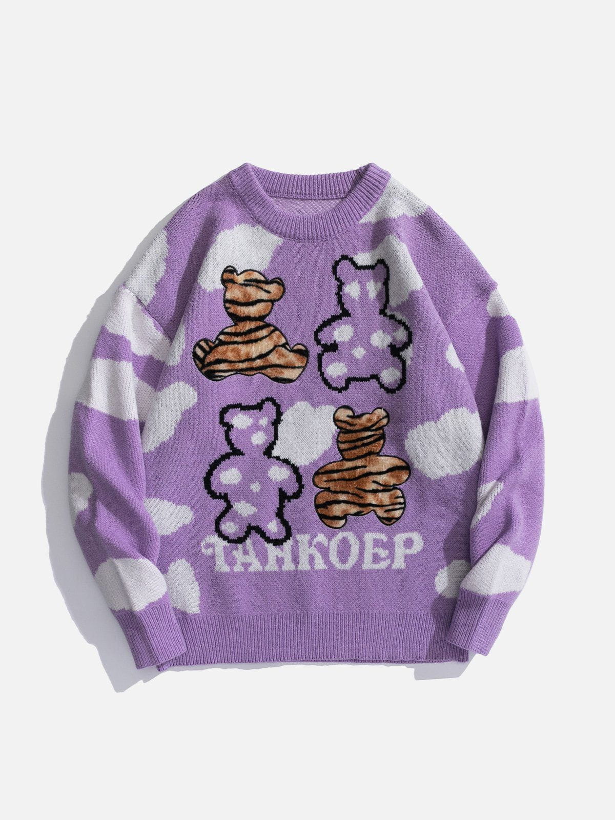 Talishko™ – Bear Cloud Print Sweater