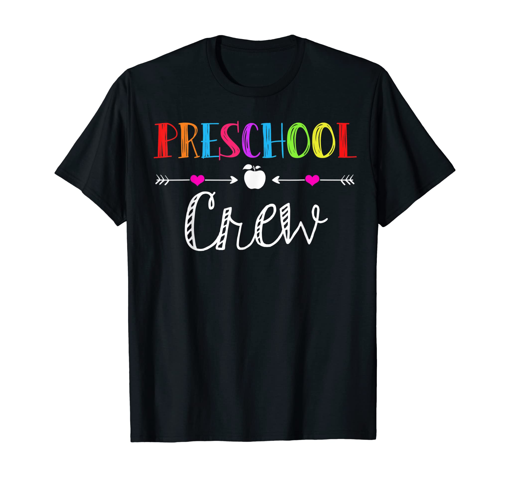 Preschool Crew Teacher Funny First Day Of School Kids Gift T-Shirt