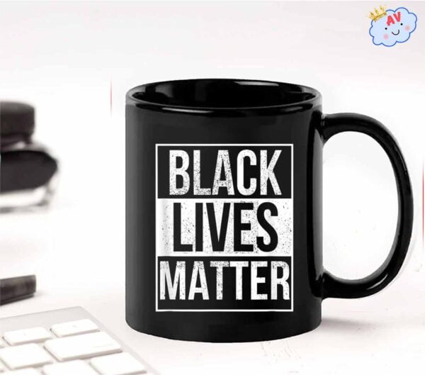 Blm Distressed Black Lives Matter Coffee Mug