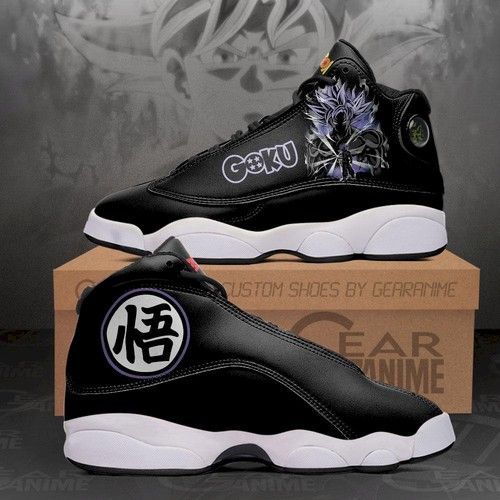goku ultra instinct air jordan 13 sneakers dragon ball anime shoes mn11 jd13 sneakers personalized shoes design