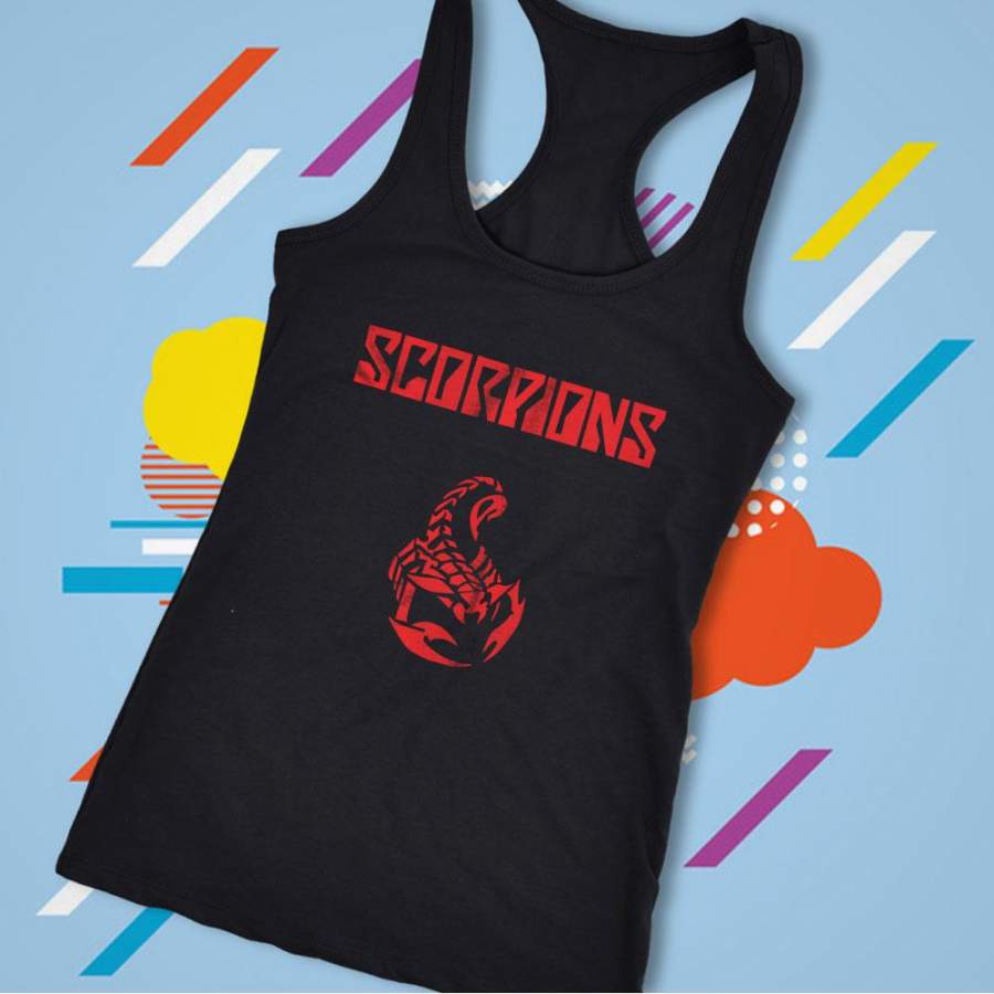 Scorpions Logo Tour Women’S Tank Top Racerback