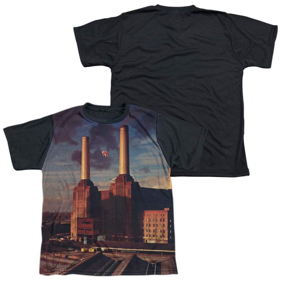 Pink Floyd Special Order Animals Youth Black Back 100% Polyester Regular Fit Short Sleeve T-Shirt