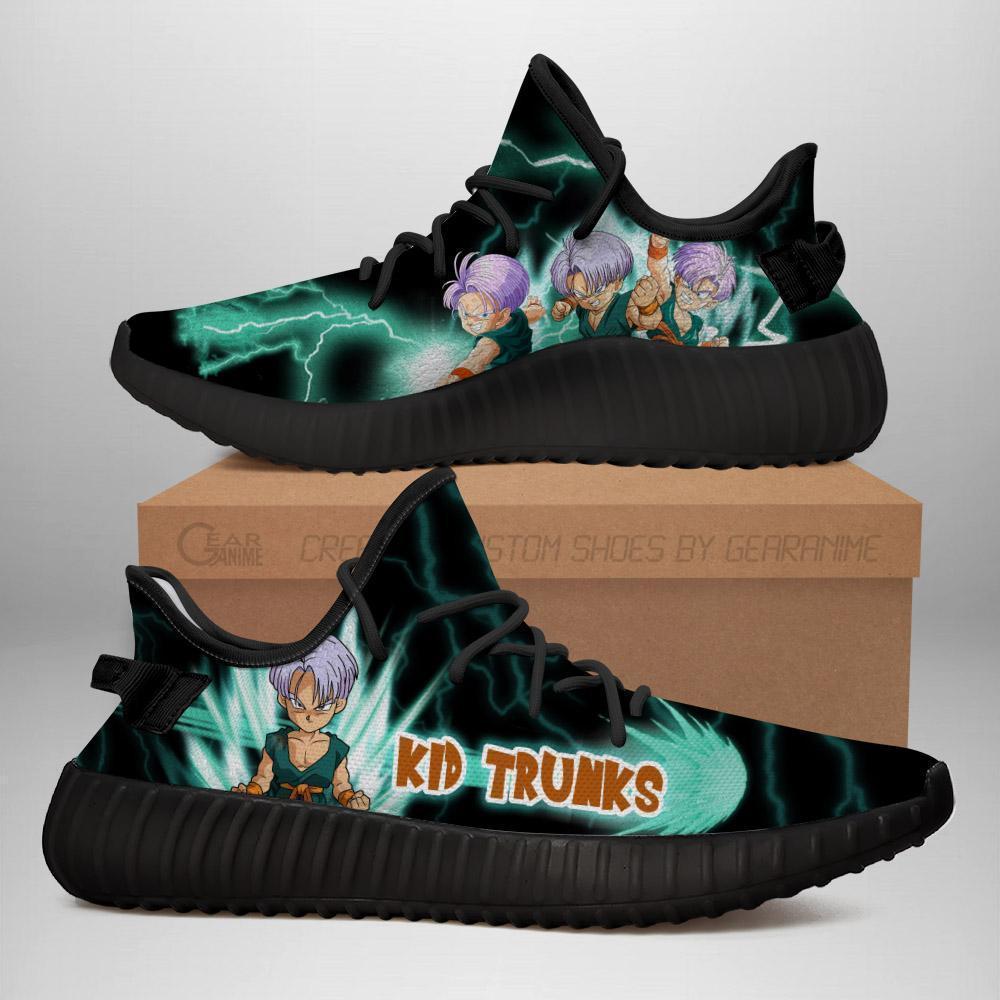 Trunks Yeezy Shoes Dragon Ball Z Anime Sneakers Fan TT04