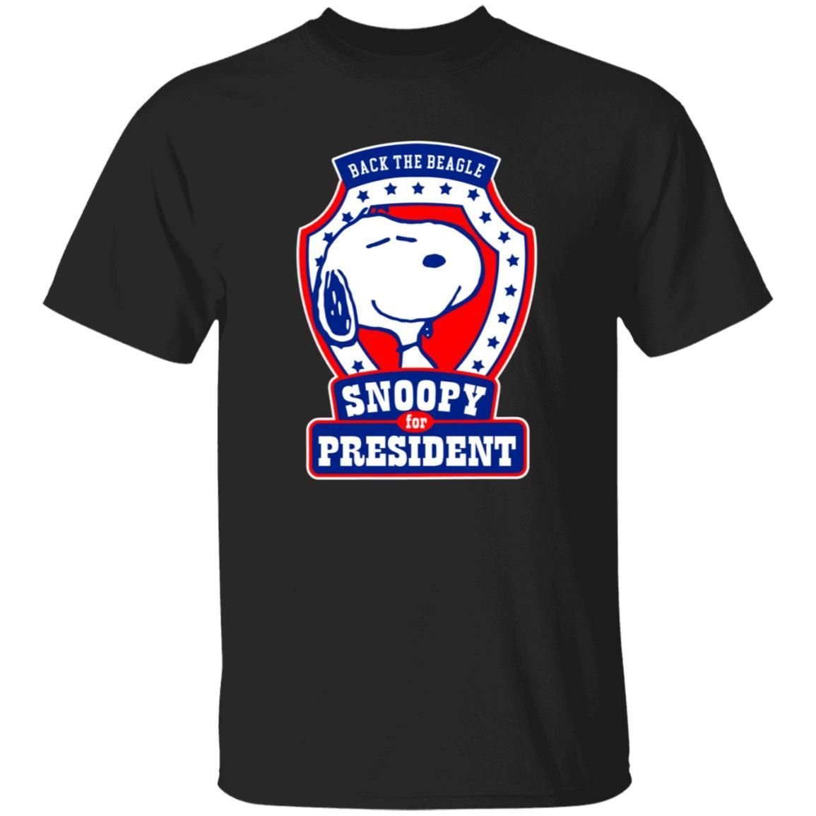 Back The Beagle Snoopy For President Shirt