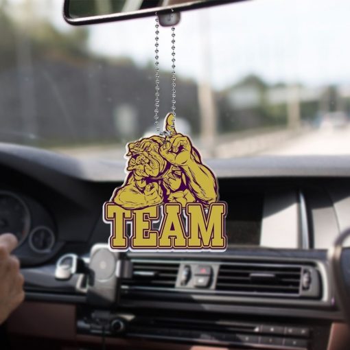 Omega Psi Phi 1911 Omega Team Dog Mascot Car Hanging Ornament