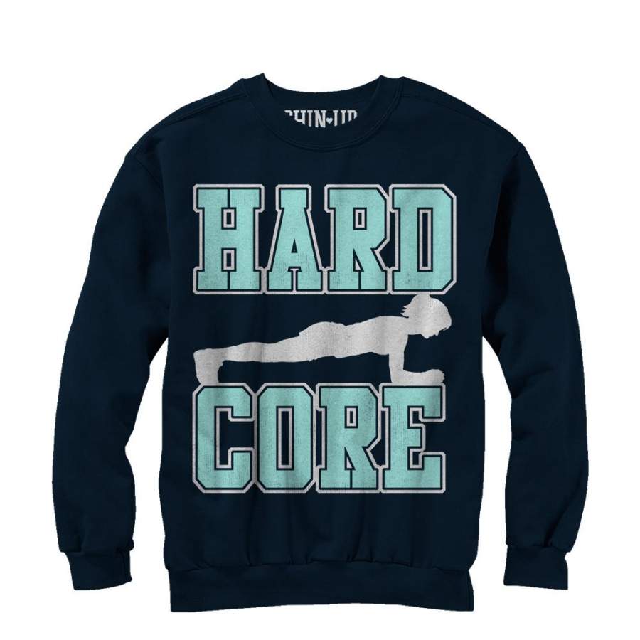 CHIN UP Women’s Hard Core  Sweatshirt Navy Blue