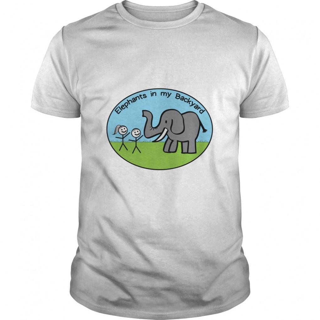 Elephants In My Backyard Guys Tee 947583634