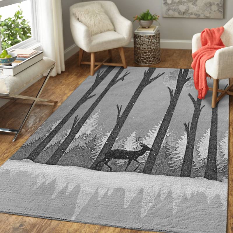 Winter – Animals Area Rug Carpet