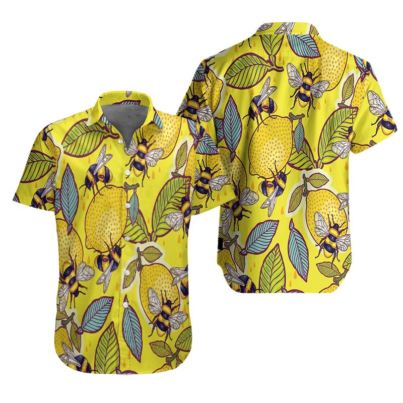 Bee Beecomb Beehive Hawaiian Shirts 08109 Ha78422